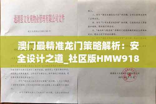 澳门最精准龙门策略解析:安全设计之道_社区版HMW918.63
