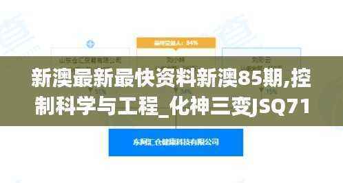 新澳最新最快资料新澳85期,控制科学与工程_化神三变JSQ718.59