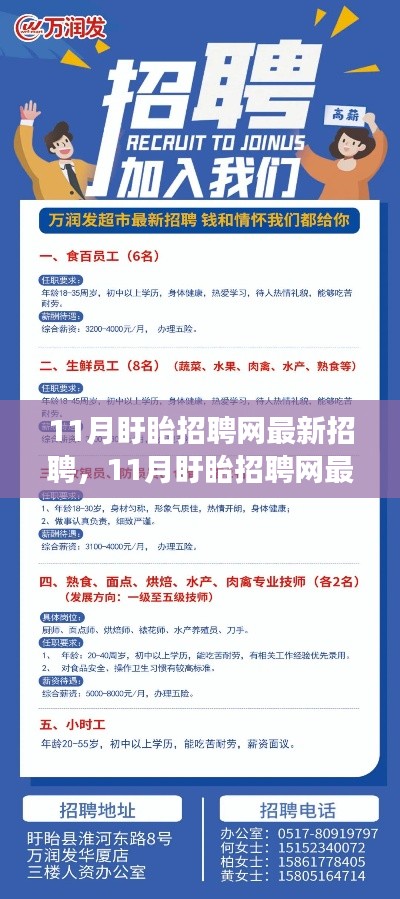 11月盱眙招聘网最新招聘现象,机遇与挑战并存