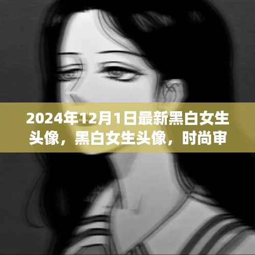 2024年黑白女生头像流行趋势,多元审美的展现与个人立场的彰显