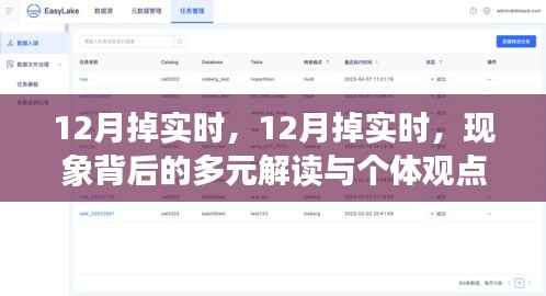 12月掉实时现象的多维解读与个体观点探讨