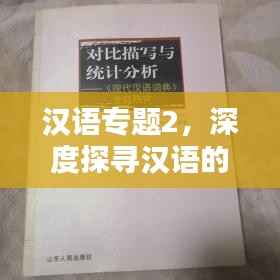 汉语专题2,深度探寻汉语的魅力与奥秘