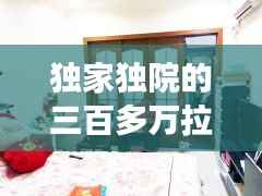 独家独院的三百多万拉萨,拉萨卖房子独家独院