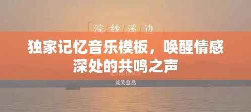独家记忆音乐模板,唤醒情感深处的共鸣之声