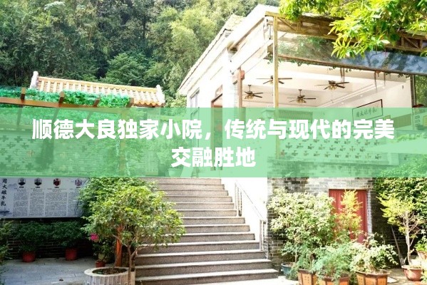 顺德大良独家小院,传统与现代的完美交融胜地