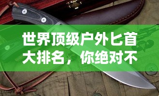 世界顶级户外匕首大排名，你绝对不能错过！